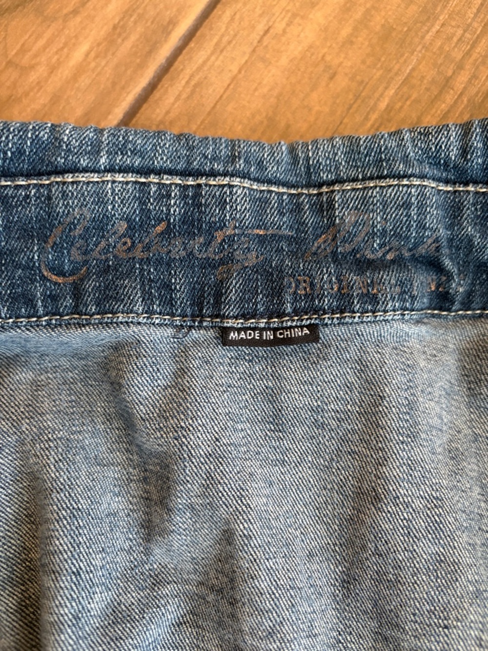 Celebrity Pink Distressed & Cropped Blue Denim Jacket - Picture 2 of 11